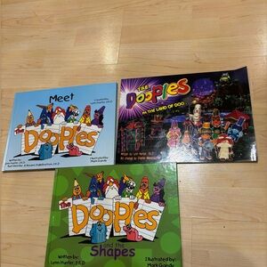 KIDS 3 books set,Contemporary- Meet the Dooples ,The Dooples and the Shapes